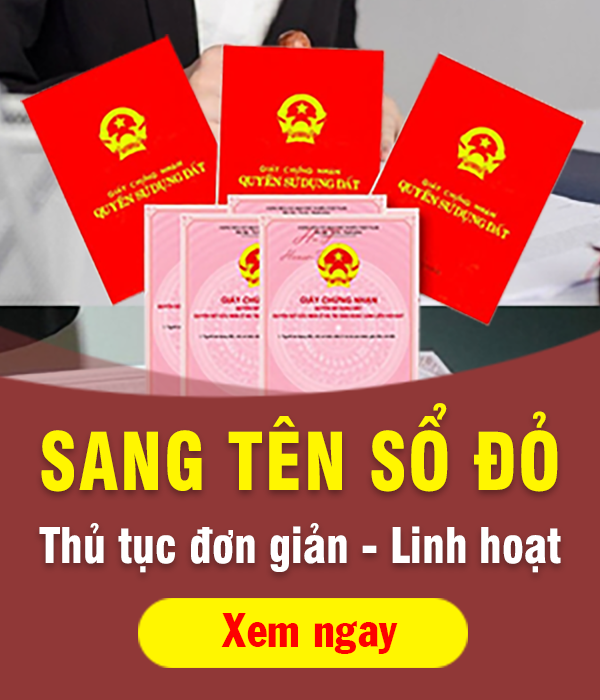 Sang tên sổ đỏ